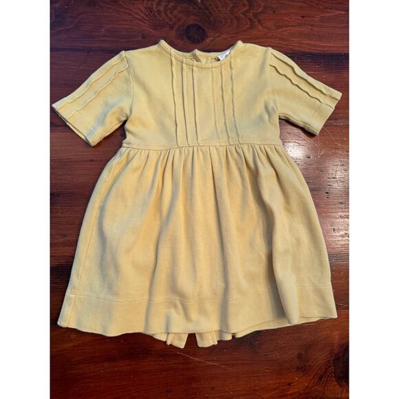 Kate Quinn Organics Other - Kate Quinn yellow short sleeve Ruby dress 12-18 months
